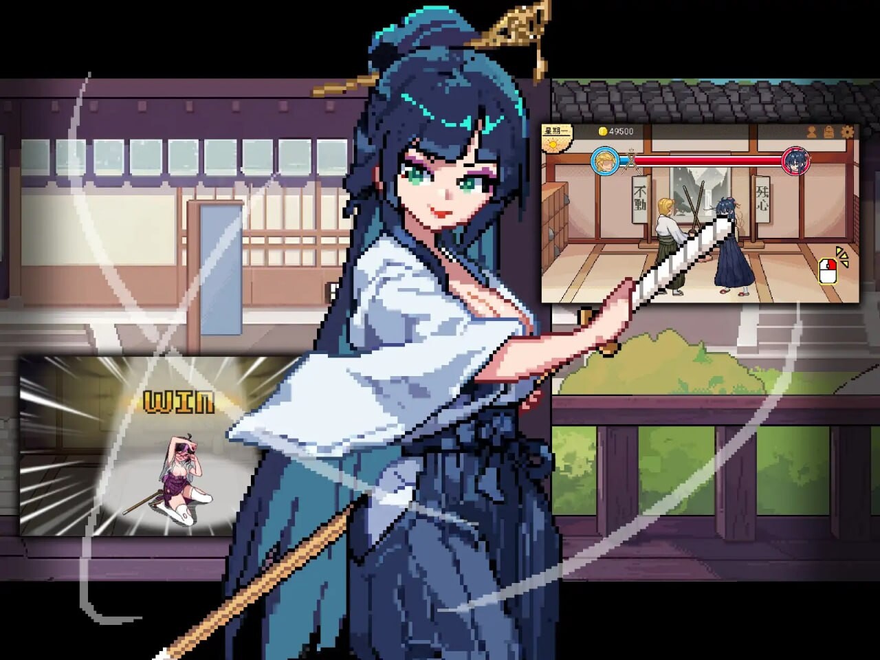 新作[互动SLG/NTL巨乳/像素动态] 不知怎得、我经营了剑道馆~秘密的NTR~ なんか、剣道場やることにした~秘密のNTR~ 官中版 [610M]