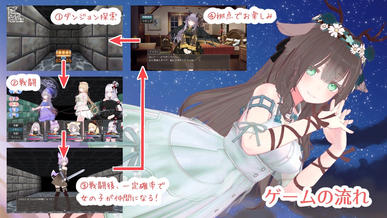 更新[日式RPG/后宫/动态] 蜜宵的眷属 蜜宵のファミリア v1.05 AI汉化版+存档 [4.0G]