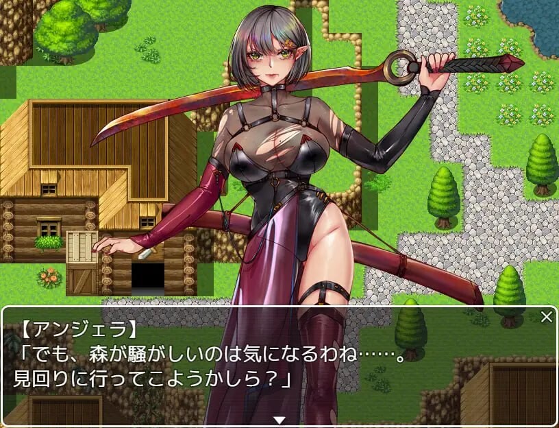 增添AZ[拨作RPG/凌辱] 精灵战士 安吉拉 エルフの戦士 アンジェラ  内嵌AI汉化版+作弊码 [PC+安卓1.50G]