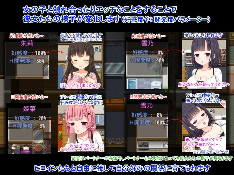 更新[探索RPG/卖春/援交] NTR庄～欢迎有伴侣的人士～ NTR荘～パートナーが居る方歓迎します～ v1.2 AI汉化版 [490M]