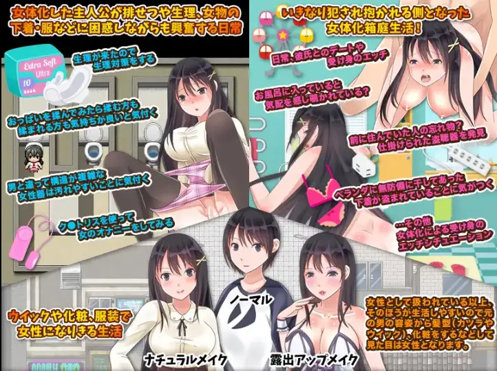 新汉化[日式RPG] 醒来后我变成女孩子了 — 我的女人生活 V1.0  内嵌AI汉化版 [PC+安卓940M]