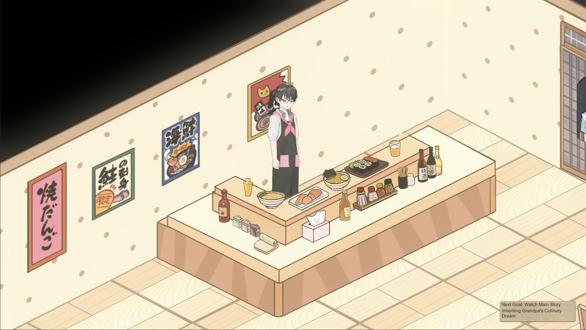 新作[经营SLG/动态] 深夜食堂戀愛物語 MIDNIGHT DINER LOVE STORY [alpha测试版] v1.0.42 官中步兵版 [4.50G]