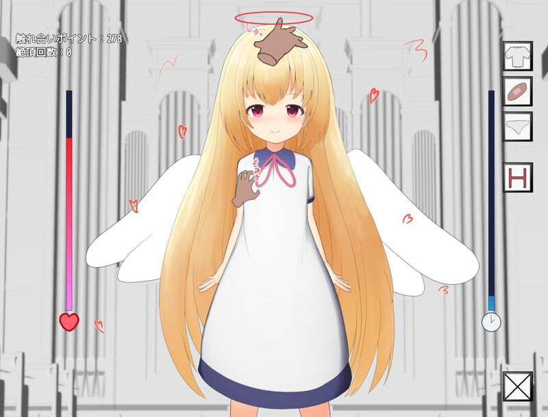 增添AZ[互动SLG/触摸抚摸] 心跳触摸小天使 どきどきおさわり小天使ちゃん  内嵌汉化版 [PC+安卓370M]
