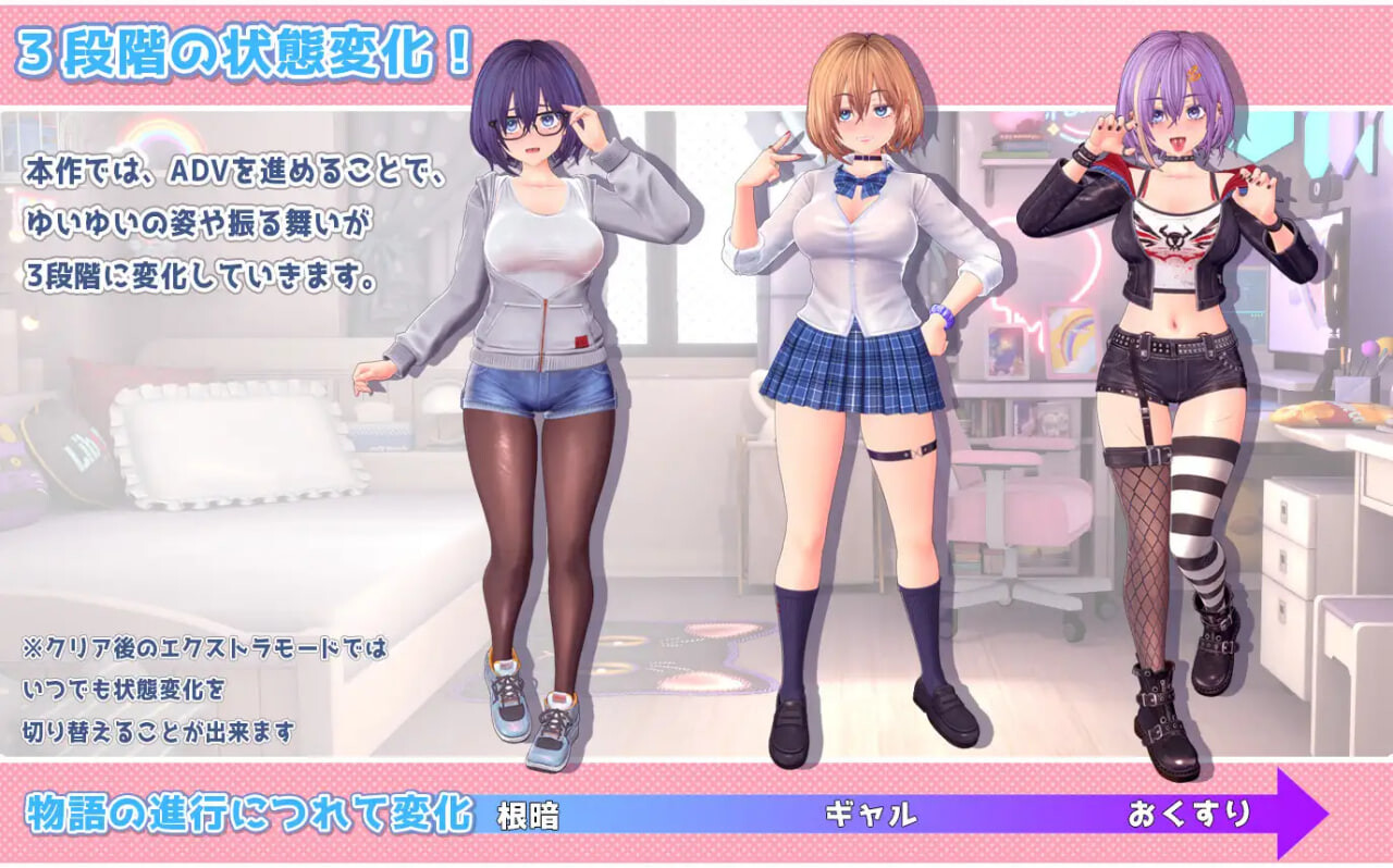 新作[互动SLG/3D作品/动态] 唯唯的心跳不已♡自慰直播日记 ゆいゆいのドキドキ♡おなにー配信日記 生肉版 [2.0G]