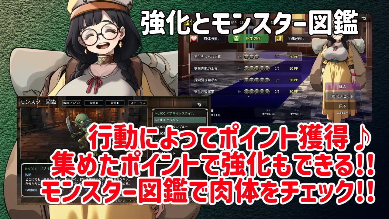 新作[日式RPG/魔物娘] 魔物扭蛋～寄生幸存者～ 魔物ガチャ～パラサイトサバイバー～ 官中版 [970M]