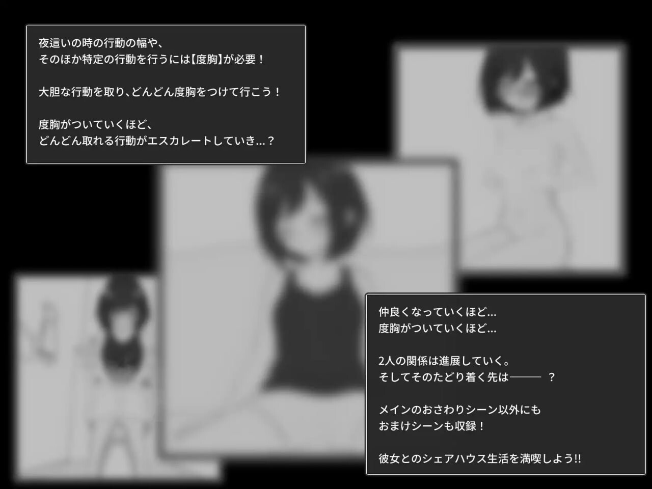 [日式SLG/拘束睡X] 秘密合租生活‼ 秘密のシェアハウスせいかつ‼ v1.01 内嵌AI汉化版+存档 [970M]