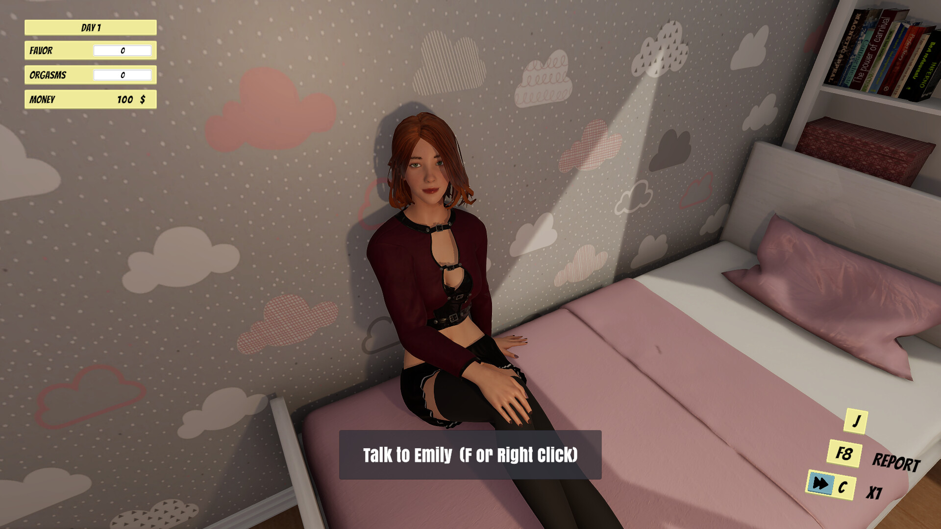 新作[欧美3D/动态] 女王老婆游戏 – 艾米丽 Femdom Wife Game – Emily v0.25 官中步兵版 [12.40G]
