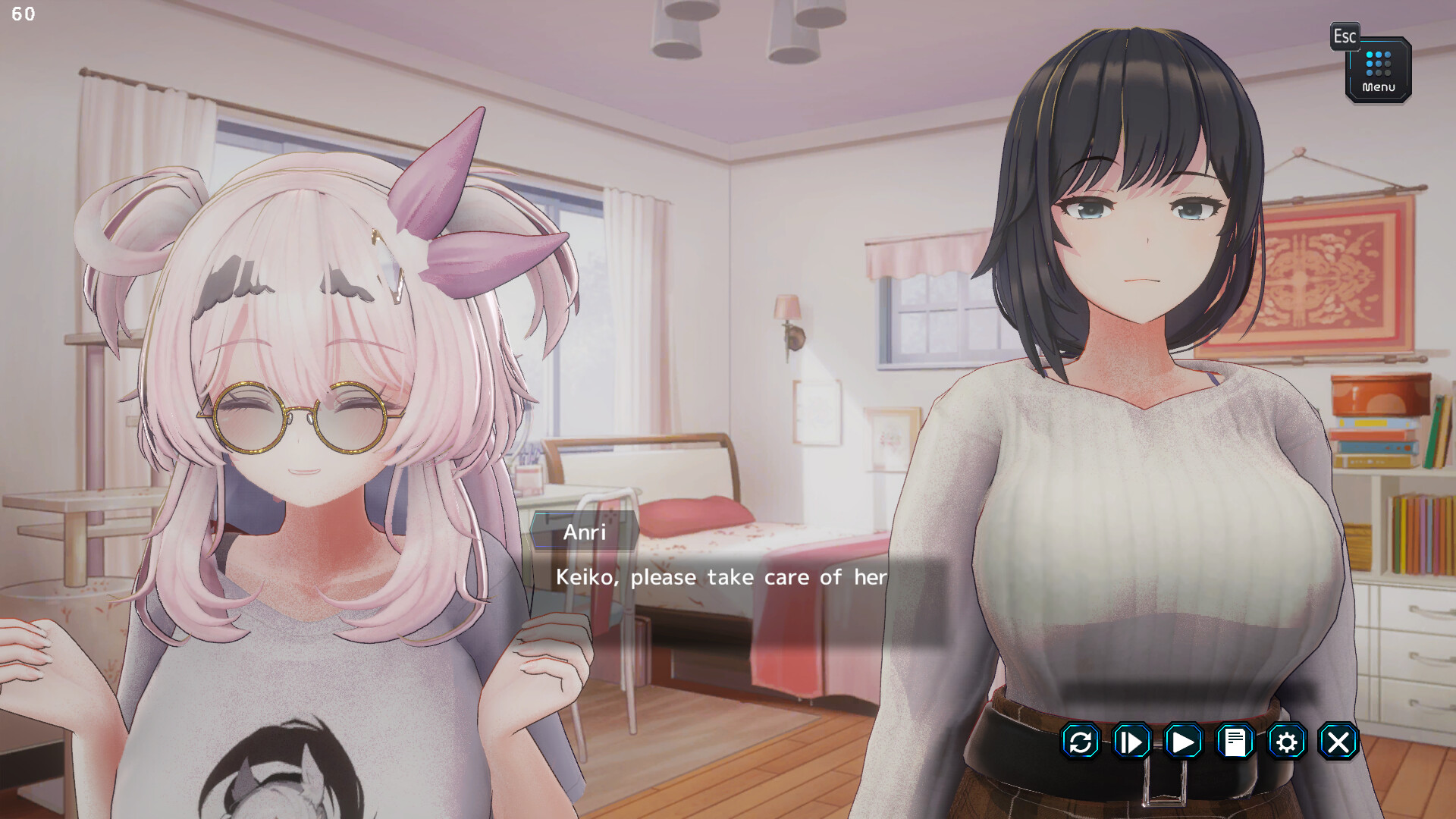 新作[日式SLG/3D作品/动态] 新搬來的大姐姐真是太可愛了！ Demo v1.041 官中版 [550M]