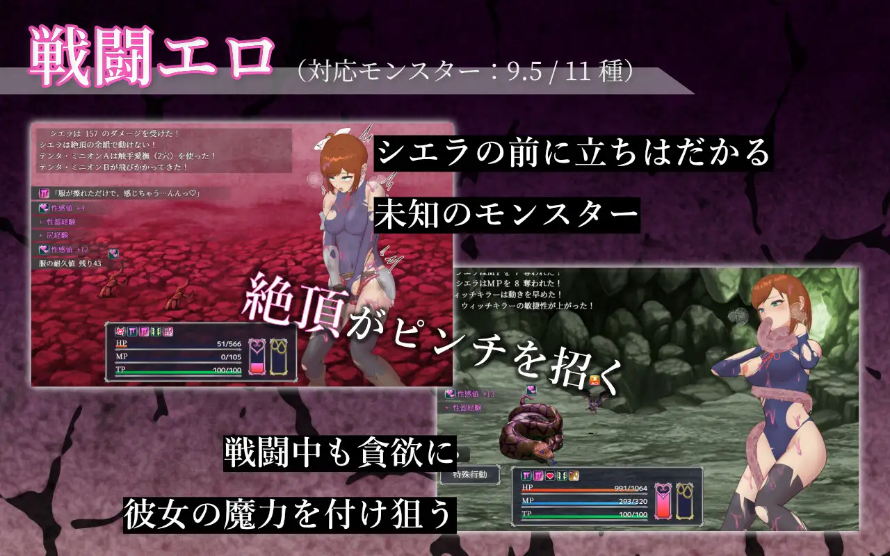 增添AZ[探索RPG/异种X/奇幻] 希艾拉的淫靡异变调查 -女剑士独自沉沦- シエラの淫らな異変調査 -女剣士はソロでイク-  内嵌AI汉化版+作弊码 [PC+安卓3.40G]