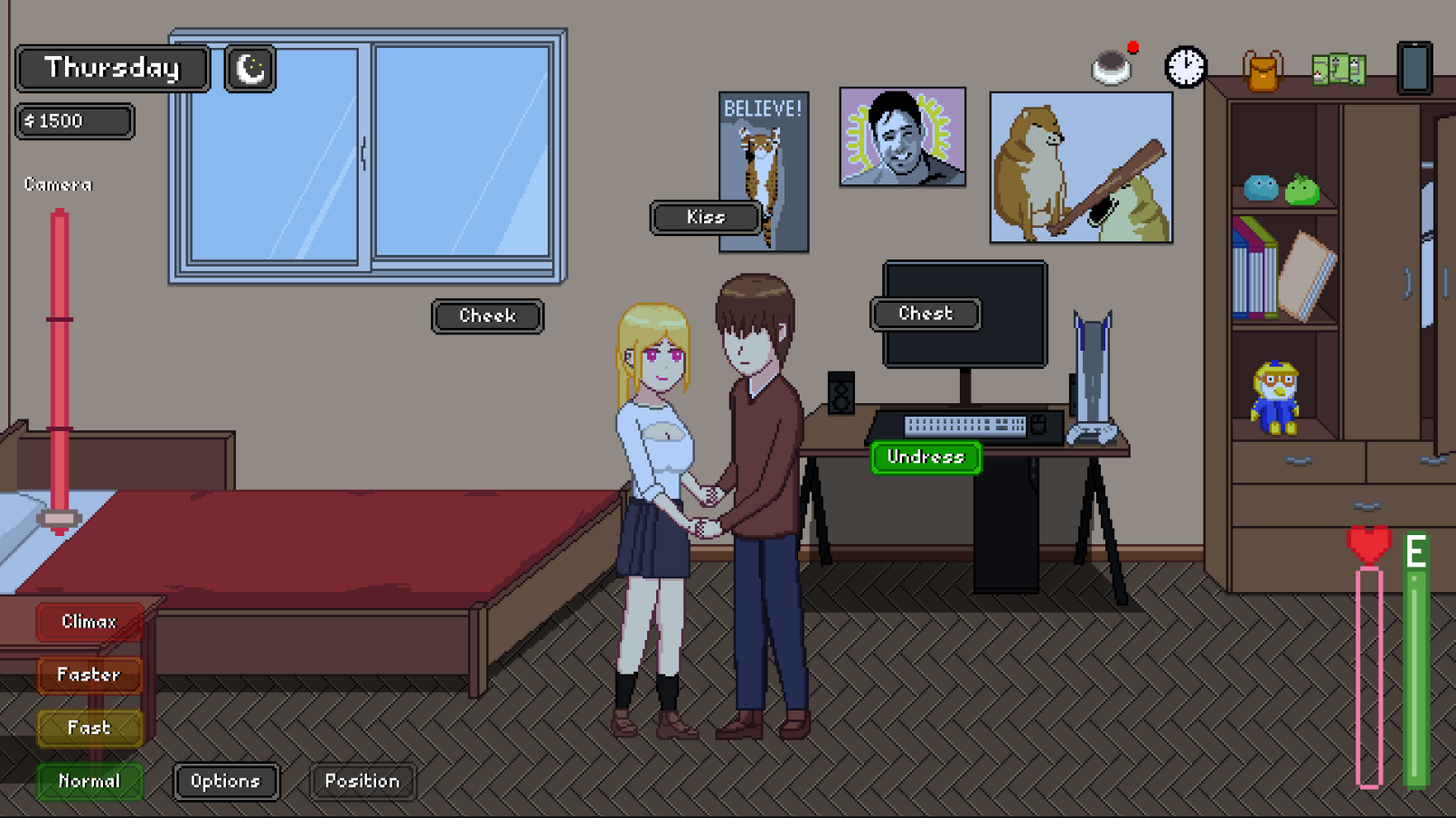 新作[互动SLG/像素动态] 学习心灵 Learn The Heart v0.4.1 生肉步兵版 [PC+安卓 1.60G]