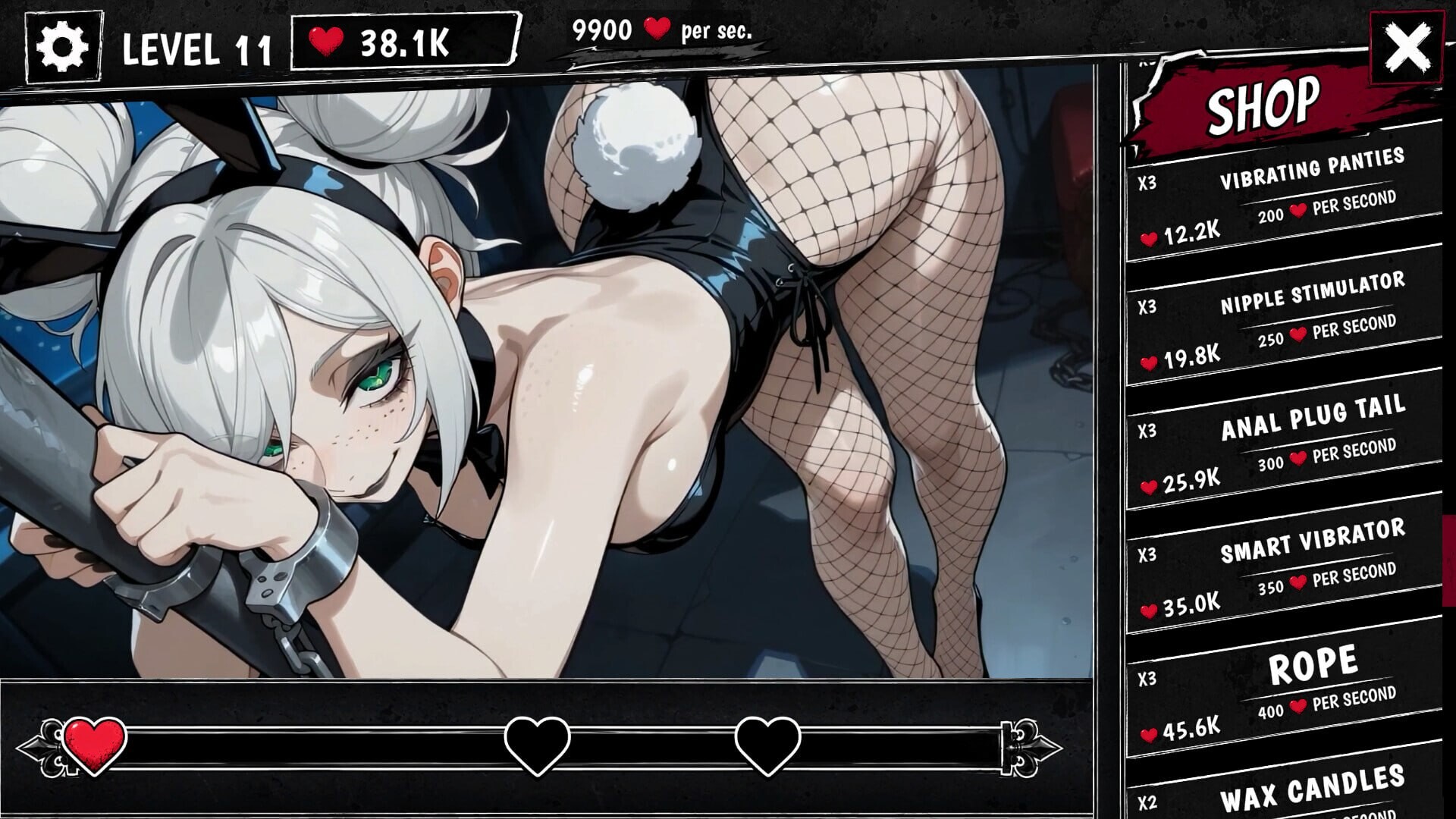新作[日式SLG/巨乳动态] 巨乳哥特辣妹 Big Tiddy Goth Baddie 官中步兵版 [980M]