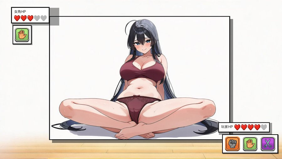 新作[日式SLG/AI生成/动态] 拳拳到肉！脱衣猜拳 パンパンパンで野球拳 072官中版 [800M]