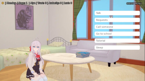 更新[日式SLG/动态] 与艾莉亚一起生活 Living with Alya v0.46 汉化版 [PC+安卓 2.0G]