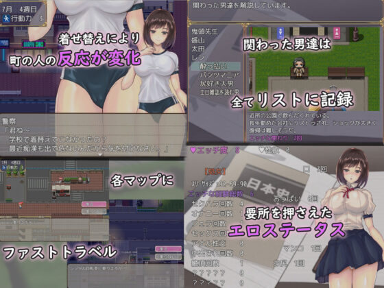 新作[日式RPG/制服JK/巨乳堕落] 逐渐知晓性的处女～青涩女学生与男人们共度的夏天～ 性に目覚める処女～男達とひと夏の体験～ 官中步兵版+存档 [820M]