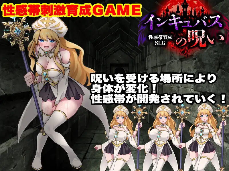 新作[探索RPG/异种X/奇幻] 敏感带培育SLG 梦魔的诅咒 性感帯育成SLG インキュバスの呪い AI汉化版 [410M]