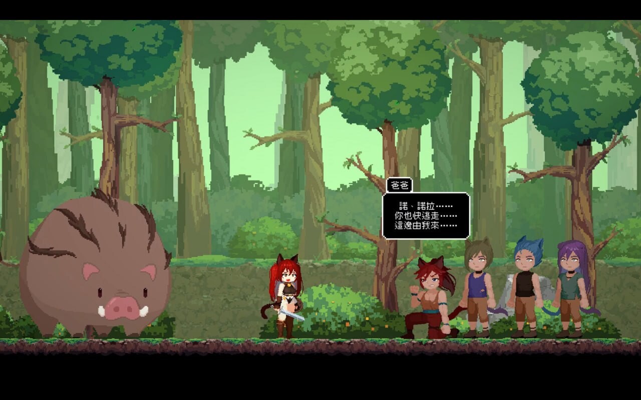 更新[动作ACT/像素动态] 猫与地下城 Dungeons And Cat v1.2.36c 官中步兵版+存档 [11.50G]