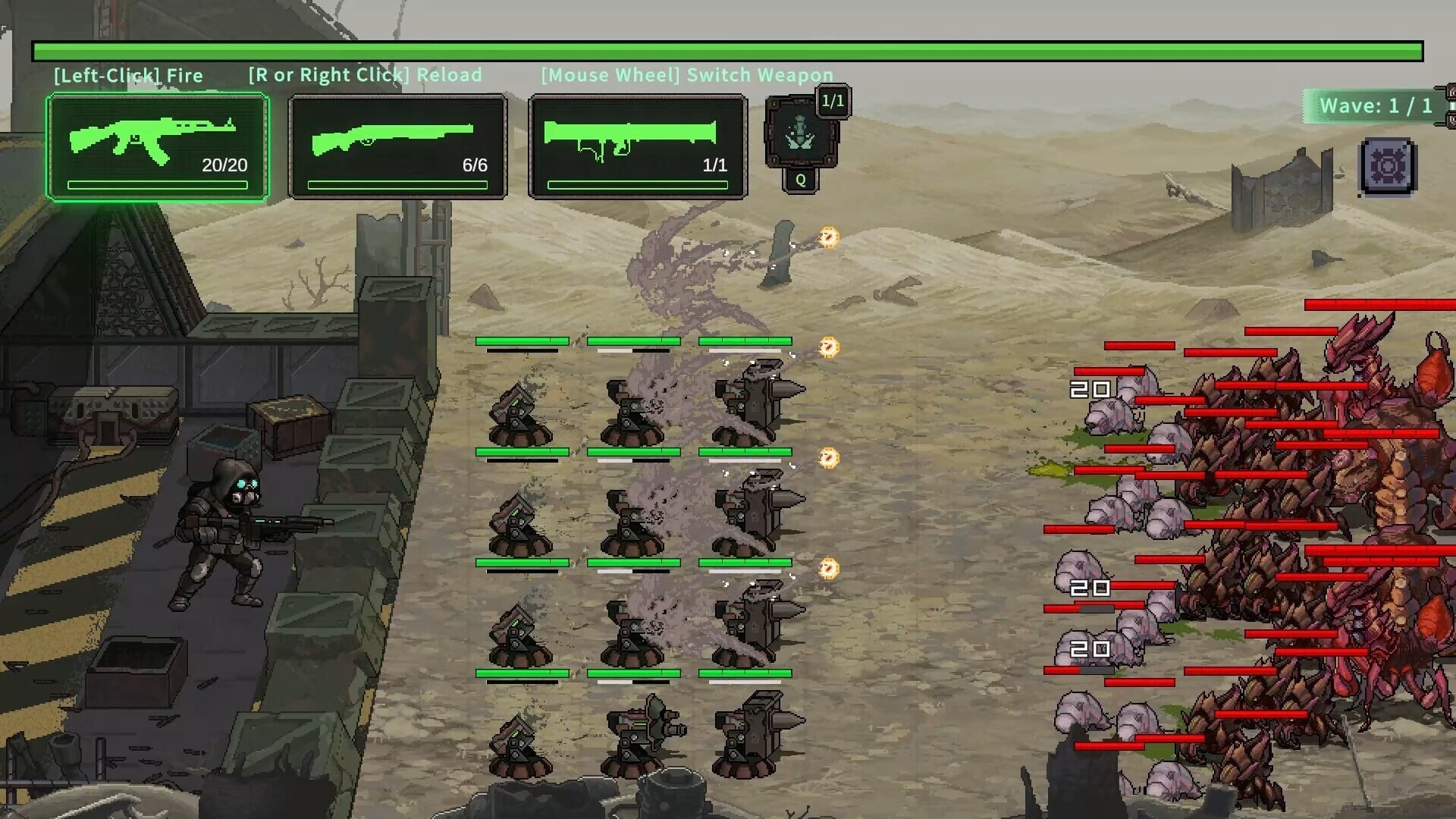 更新[塔防SLG/像素动态] 虫潮孤堡：机欲防线 Swarm Bunker: Lust Defense v1.3.1 官中步兵版+存档 [3.40G]