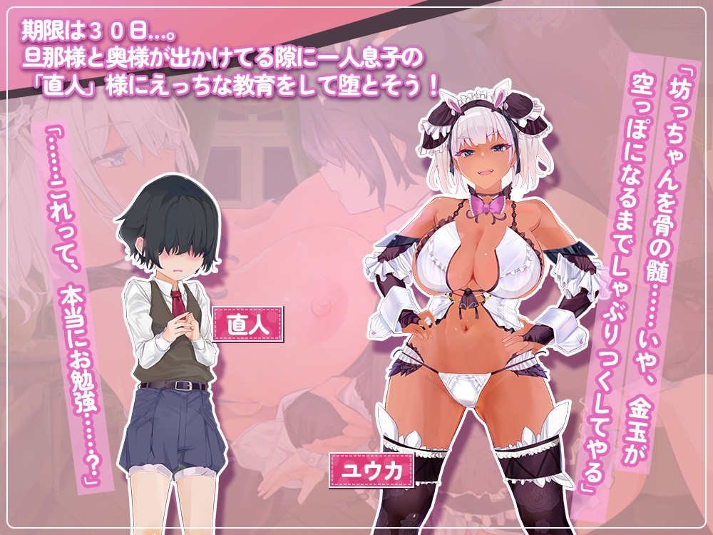 新作[日式SLG/堕落巨乳/姐姐x正太/女仆] 辣妹女仆盯上了少爷  ギャルなメイドは坊ちゃんを狙ってる AI汉化版+自带全回想 [690M]